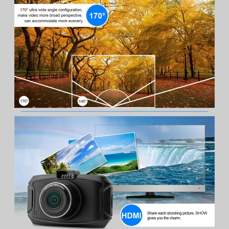 GS90C Car DVR Camera 2.7 inch LCD Screen HD 2304 x 1296P 170 Degree Wide Angle Viewing, Support Motion Detection / TF Card / G-Sensor / HDMI, GS90C GS90C Car DVR Camera 2.7 inch LCD Screen HD 2304 x 1296P 170 Degree Wide Angle Viewing, Support Motion Detection / TF Card / G-Sensor / HDMI, GS90C